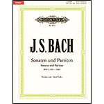 Six Sonatas & Partitas for solo violin, BWV 1001-1006, (urtext); Johann Sebastian Bach