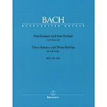 Six Sonatas and Partitas, BWV 1001-1006, solo violin (urtext); Johann Sebastian Bach (Barenreiter)