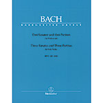 Six Sonatas and Partitas, BWV 1001-1006, solo violin (urtext); Johann Sebastian Bach (Barenreiter)