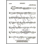 Adagio for Strings (from Op.11) for violin and piano; Samuel Barber