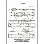 Adagio for Strings (from Op.11) for violin and piano; Samuel Barber