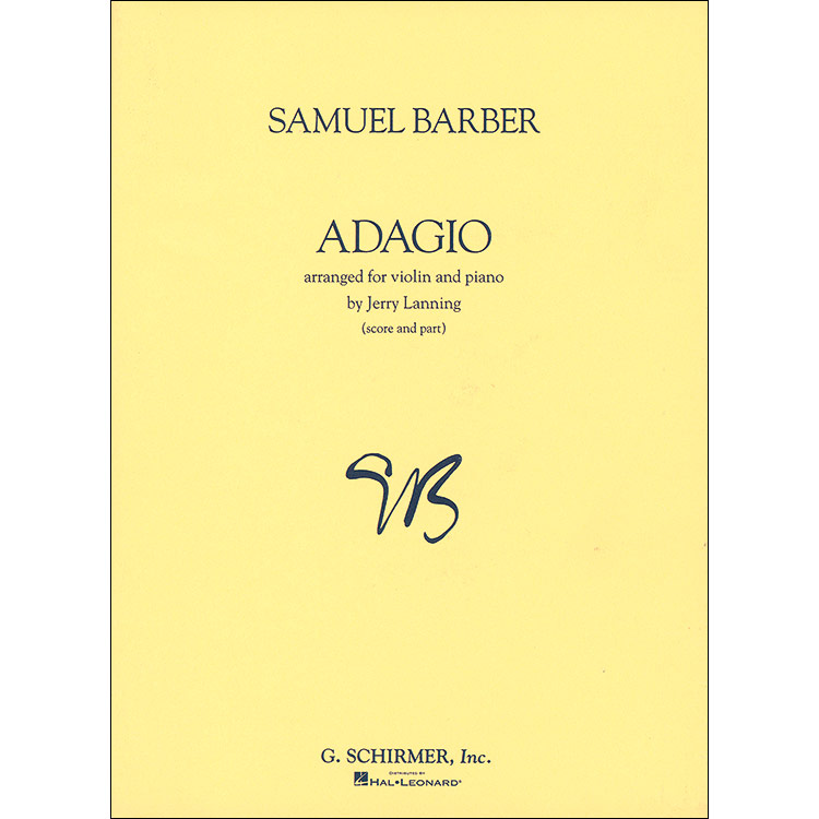 Adagio for Strings (from Op.11) for violin and piano; Samuel Barber
