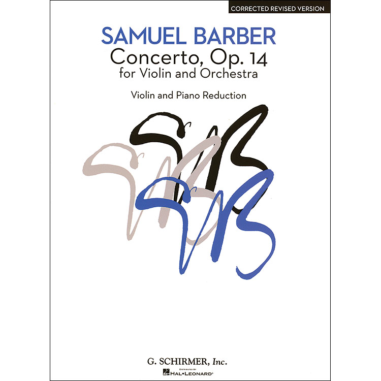 Concerto, Op. 14 for violin and piano (2014 revised edition); Samuel Barber