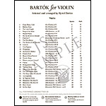 Bartok for Violin (for violin and piano, with CD); Bela Bartok