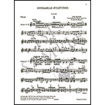 Hungarian Folk Tunes for violin and piano; Bela Bartok
