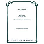 Barcarolle for violin and piano; Amy Beach (Hildegard Publishing)
