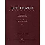Concerto in D Major, Op. 61 (urtext) for violin and piano; Ludwig van Beethoven