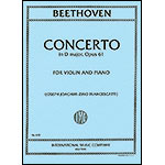 Concerto in D Major, Op. 61, for violin and piano; Ludwig van Beethoven