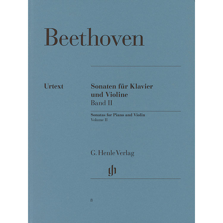 Complete Violin Sonatas, Volume 2 (urtext); Ludwig van Beethoven