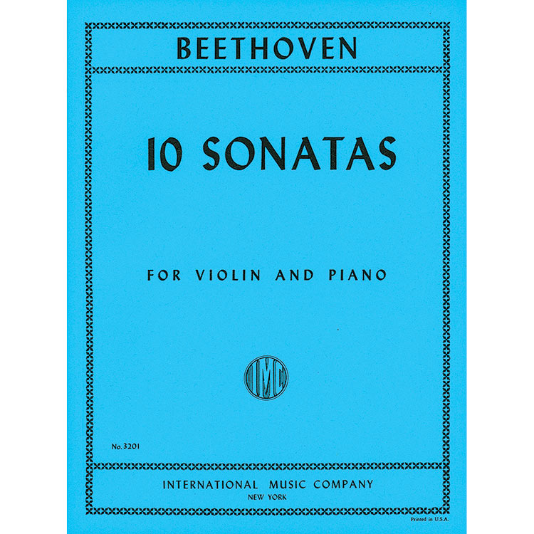 Ten Sonatas for violin and piano; Ludwig van Beethoven