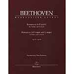 Two Romances, Opp. 40 & 50 for violin and piano (urtext); Ludwig van Beethoven