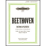 Two Romances in F Major & G Major, opp. 40 & 50, for violin and piano; Ludwig van Beethoven
