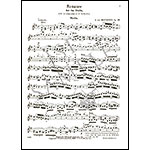 Two Romances in F Major and G Major, Opp. 40 & 50, for violin and piano; Ludwig van Beethoven