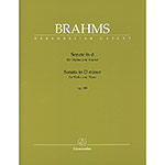 Sonata in D Minor for violin and piano, Op. 108 (urtext); Johannes Brahms (Barenreiter)