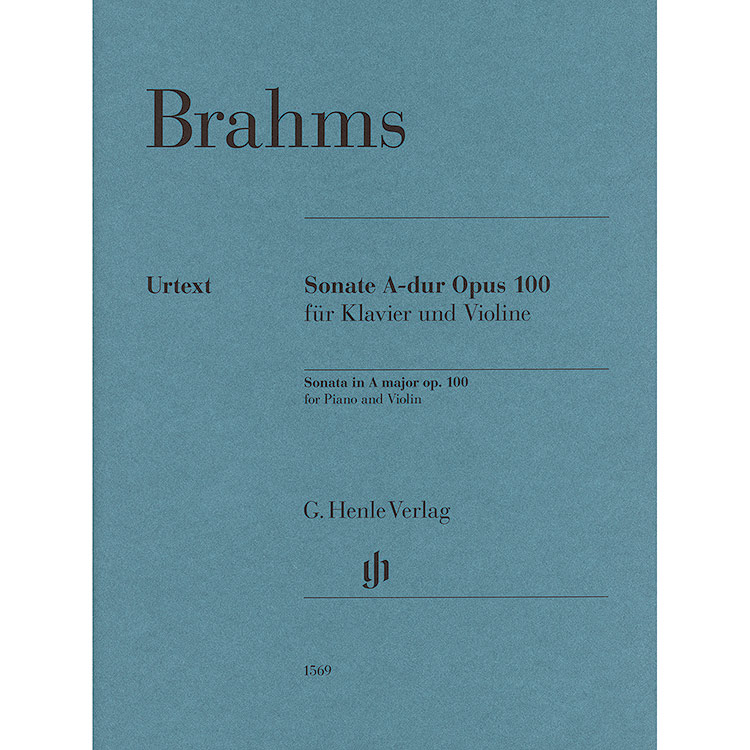 Sonata in A Major, Op. 100 for violin and piano; Johannes Brahms (Henle)