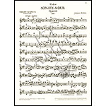 Sonata in A Major, for violin and piano, Op. 100; Johannes Brahms (Wiener Urtext Edition)