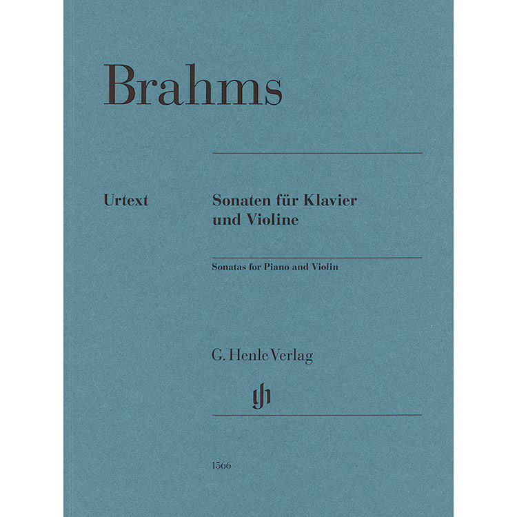 Violin Sonatas Opp.78, 100, 108 (new revised urtext edition); Johannes Brahms (Henle)