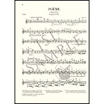 Poeme, Op.25 for violin and piano (urtext); Ernest Chausson