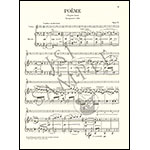Poeme, Op.25 for violin and piano (urtext); Ernest Chausson