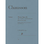 Poeme, Op. 25, for violin and piano (urtext); Ernest Chausson (Henle)
