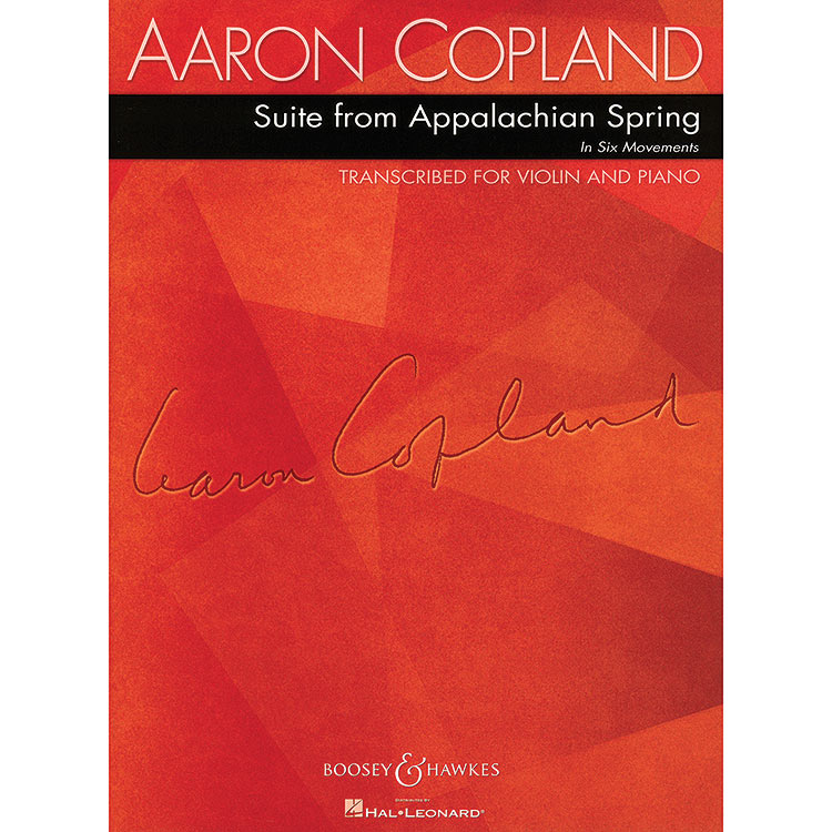 Suite from Appalachian Spring, violin and piano; Aaron Copland