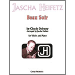 Beau Soir, for violin and piano; Claude Debussy (Carl Fischer)