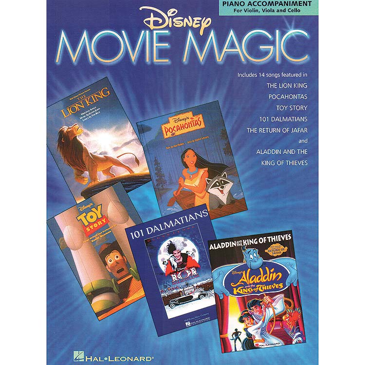 Disney Movie Magic, piano accompaniment for violin, viola, or cello (Hal Leonard)