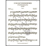 15 Selected Exercises from 30 Progressive Exercises, Op.38 for violin (with 2nd violin accompaniment); Jakob Dont