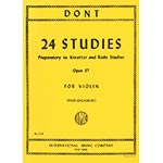 24 Studies, Op. 37, for violin; Jacques Dont (International)