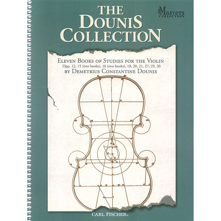 The Dounis Collection, Eleven Books of Studies for the Violin, spiral bound; Demetrius Constantine Dounis (Carl Fischer)
