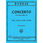 Concerto in A Minor, Op. 53, for violin and piano; Antonin Dvorak (International)