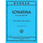 Sonatina Op. 100 in G Major, for violin and piano (Gingold); Antonin Dvorak (International)