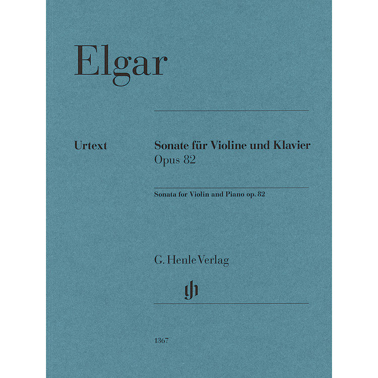 Sonata for Violin and Piano, opus 82; Edward Elgar (G. Henle)