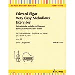 Very Easy Melodious Excercices for Violin and Piano, op. 22; Edward Elgar