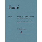 Violin Sonata No. 1 in A Major, Op. 13, for violin and piano (urtext); Gabriel Faure (Henle)