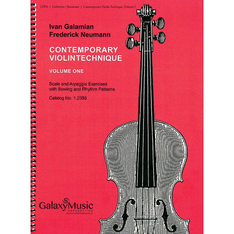 Contemporary Violin Technique, Volume 1 (scales); Ivan Galamian (Galaxy)