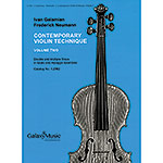 Contemporary Violin Technique, Volume 2 (double stops); Ivan Galamian (Galaxy)