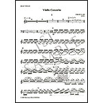 Violin Concerto (No. 1), for violin and piano; Phillip Glass
