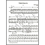 Violin Concerto (No. 1), for violin and piano; Phillip Glass