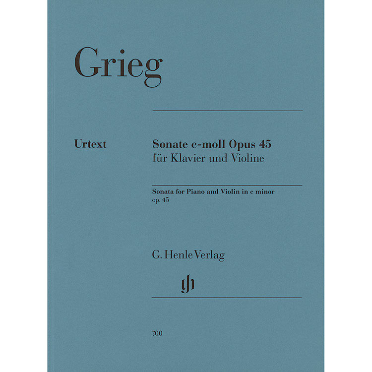 Sonata No.3 in C Minor, Op. 45, for violin and piano (urtext); Edvard Grieg (Henle)
