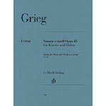 Sonata No.3 in C Minor, Op. 45, for violin and piano (urtext); Edvard Grieg (Henle)
