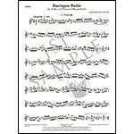 Baroque Suite for violin and piano (or harpsichord); Adolphus Hailstork