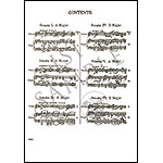 Six Sonatas for violin and piano; George Frederic Handel