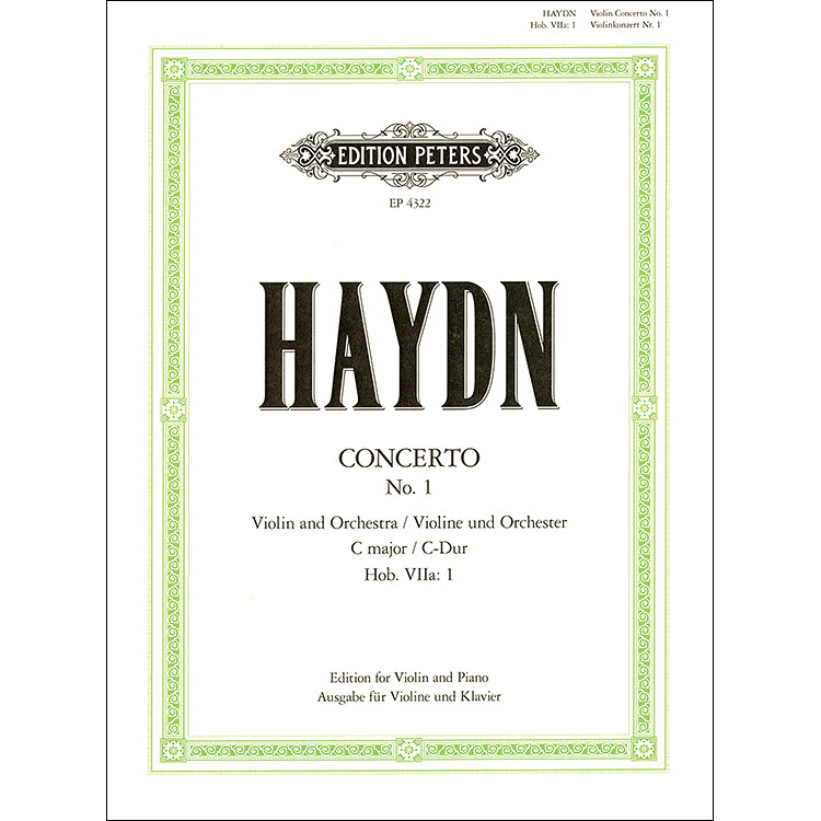 Concerto No.1 in C Major, Hob. VIIa: 1 for violin and piano (Flesch); Joseph Haydn