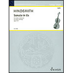 Sonata in E-flat Major, for violin and piano, Op. 11 No. 1; Paul Hindemith (Schott)