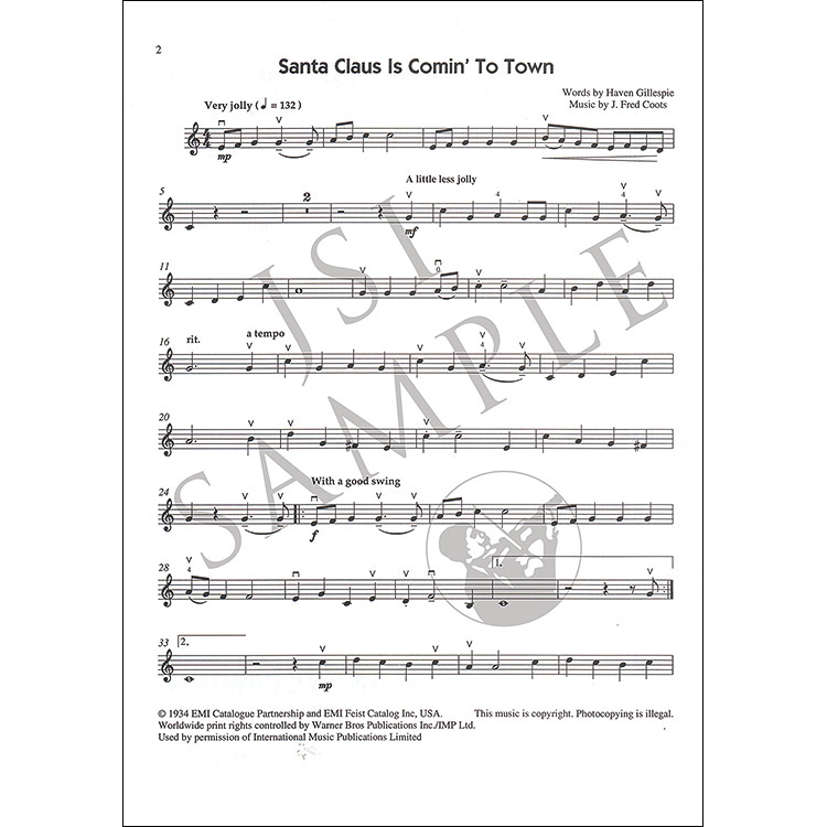 Christmas Jazzin About For Violin Wedgewood Faber Johnson String 
