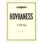 Varak, opus 47, violin and piano; Alan Hovhannes (Peters)