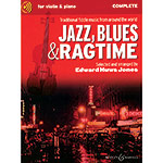 Jazz, Blues & Ragtime, for violin, with online audio; Various and Traditional, Arranged by Edward Huws Jones (Boosey & Hawkes)