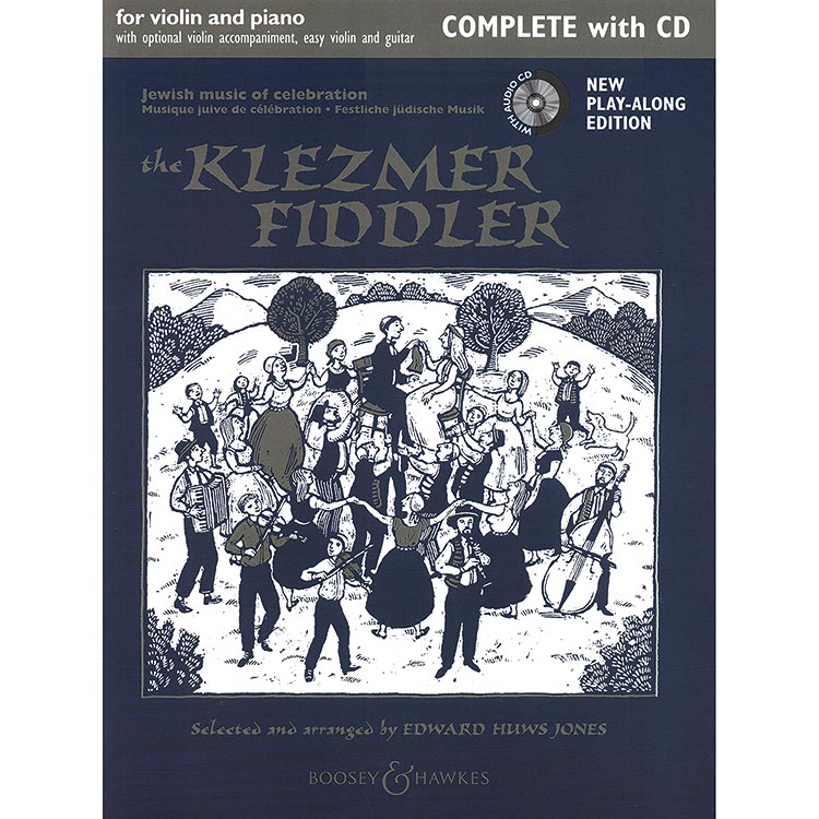 The Klezmer Fiddler for violin, book with accompaniment CD; Edward Huws Jones (Boosey & Hawkes)