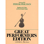 Ragtime: 6 Rags for Violin and Piano (arr. Itzhak Perlman); Scott Joplin